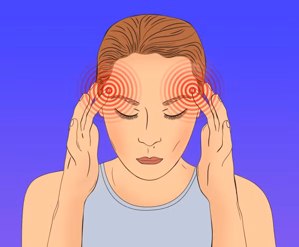 Tăng nguy cơ đau đầu. Ăn nhiều thịt dễ gây thiếu nước. Trong khi đó, thiếu nước lại dễ khiến khổ chủ đối diện tình trạng đau đầu.