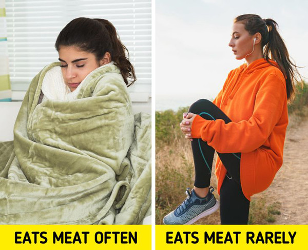 Dễ ốm. Thịt đỏ, thịt chế biến không chứa nhiều chất chống oxy giúp bảo vệ cơ thể khỏi các tình trạng viêm nhiễm. Trong khi đó, rau xanh và trái cây lại chứa lượng lớn chất quan trọng này.