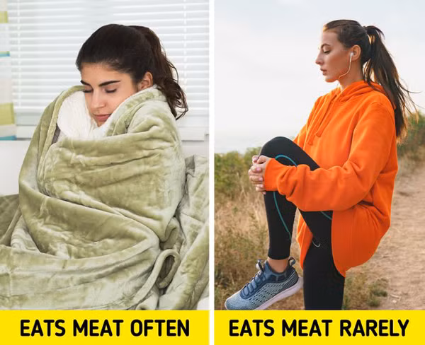 Dễ ốm. Thịt đỏ, thịt chế biến không chứa nhiều chất chống oxy giúp bảo vệ cơ thể khỏi các tình trạng viêm nhiễm. Trong khi đó, rau xanh và trái cây lại chứa lượng lớn chất quan trọng này.