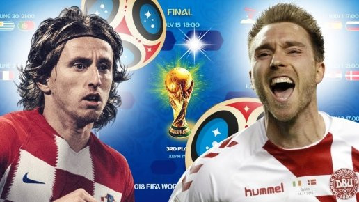 Croatia lấn lướt hơn so với Đan Mạch.