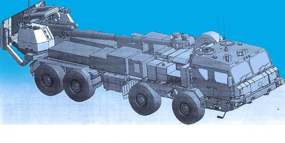 Như đã thông báo, pháo 2A64 cỡ 152 mm sử dụng trong tổ hợp pháo tự hành Msta-S được giữ lại trên 2S43 Malva.