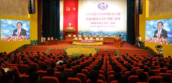 Đại hội Đảng bộ Thành phố Hà Nội khóa XVI.