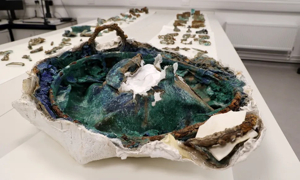 Kho báu thời Đồ sắt này được đặt tên là Melsonby Hoard - theo tên ngôi làng Melsonby gần nơi phát hiện hàng trăm cổ vật quý giá. Ảnh: Durham University.