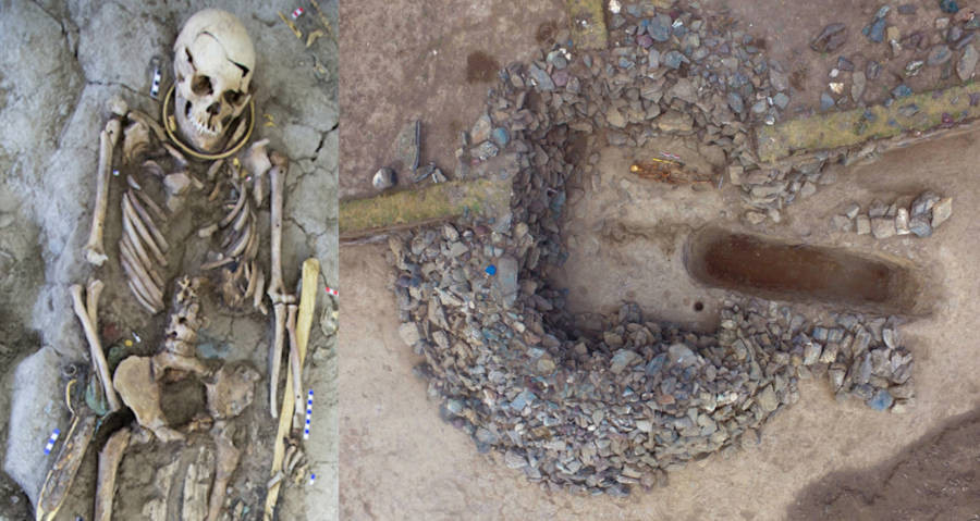 Nhóm nghiên cứu được dẫn đầu bởi Zainolla Samashev, giám đốc Viện Khảo cổ học Margulan tin rằng hai thiếu niên trên đều thuộc người Saka. Ảnh: Zainolla Samashev.