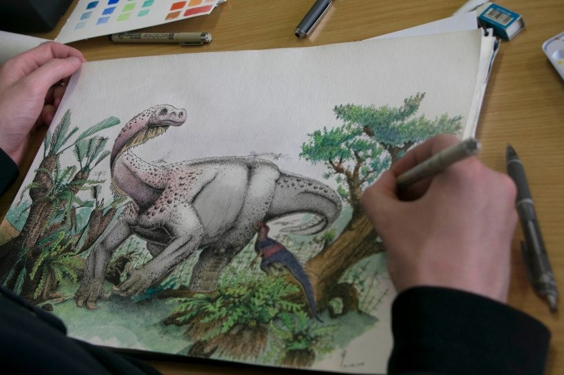 Trong khi đó, một bản phân tích mô xương hóa thạch tiết lộ rằng khi chết,cá thể khủng long này đã trưởng thành. Ảnh: sanetonamission.