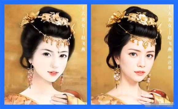 Triệu Phi Yến, còn gọi Hiếu Thành Triệu Hoàng hậu, là Hoàng hậu thứ hai của Hán Thành Đế Lưu Ngao. Nhan sắc phục dụng dung mạo mỹ nhân thời nhà Hán này khiến nhiều người trầm trồ khen ngợi.