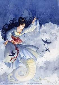 Tương truyền, những người được Nữ Oa nặn bằng tay là quý tộc, trong khi những người được tạo ra từ dây thừng nhúng vào bùn là thường dân. Ảnh: mythus.