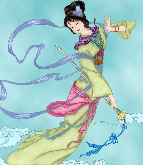 Nhận thấy việc tạo ra từng người một khá tốn thời gian và vất vả nên Nữ Oa nảy ra ý tưởng dùng dây thừng nhúng vào bùn rồi vẩy lên khắp nơi. Những giọt bùn khi rơi xuống sẽ nhanh chóng biến thành người nhờ phép thuật của vị thần này. Ảnh: deviantart.