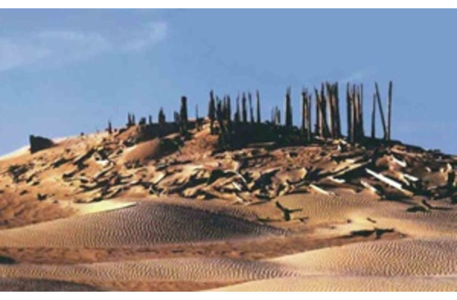 Xác ướp "công chúa Tân Cương" được bảo quản gần như nguyên vẹn theo thời gian. Kết quả kiểm tra niên đại cho thấy người phụ nữ này qua đời vào khoảng năm 2000 trước Công nguyên. Ảnh: Courtesy Victor Mair.