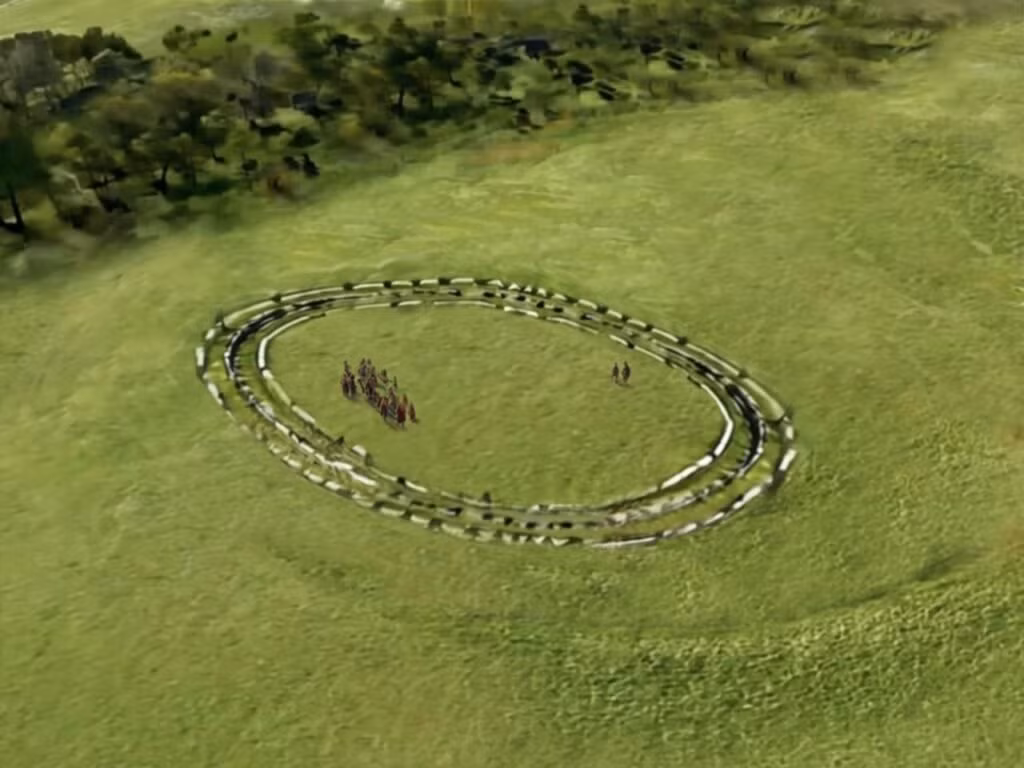 Các chuyên gia cũng đặt ra nghi vấn bãi đá cổ Stonehenge có thể đã "sao chép" di chỉ Flagstones. Vì vậy, họ cho rằng cần xem xét lại Stonehenge để có đánh giá chính xác về công trình cổ xưa này. Ảnh: Archaeology News Online Magazine.