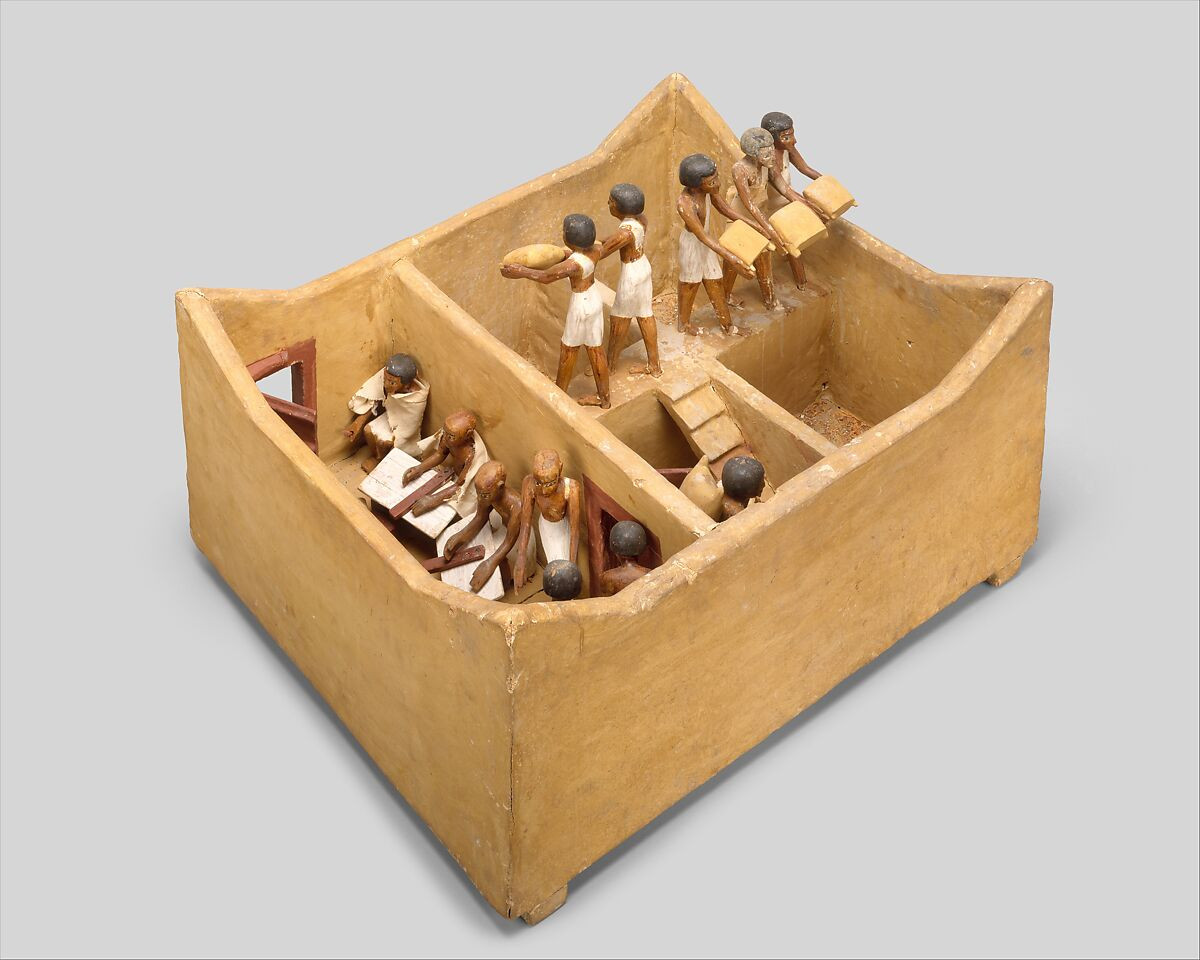 Theo các chuyên gia, mô hình kho lương thực cung cấp thêm bằng chứng về tầm quan trọng của lúa mì và lúa mạch trong xã hội Ai Cập cổ đại. Ảnh: Metmuseum.