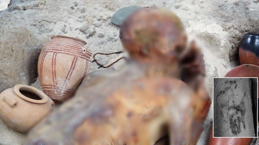 Tên xác ướp Gebelein Man được các chuyên gia đặt tên theo địa điểm phát hiện. Các nhà nghiên cứu cho hay người đàn ông này dường như đã bị sát hại vì xương bả vai và xương sườn có những tổn thương tương ứng với một con dao găm dài khoảng 13 cm. Ảnh: egypt-museum.com.