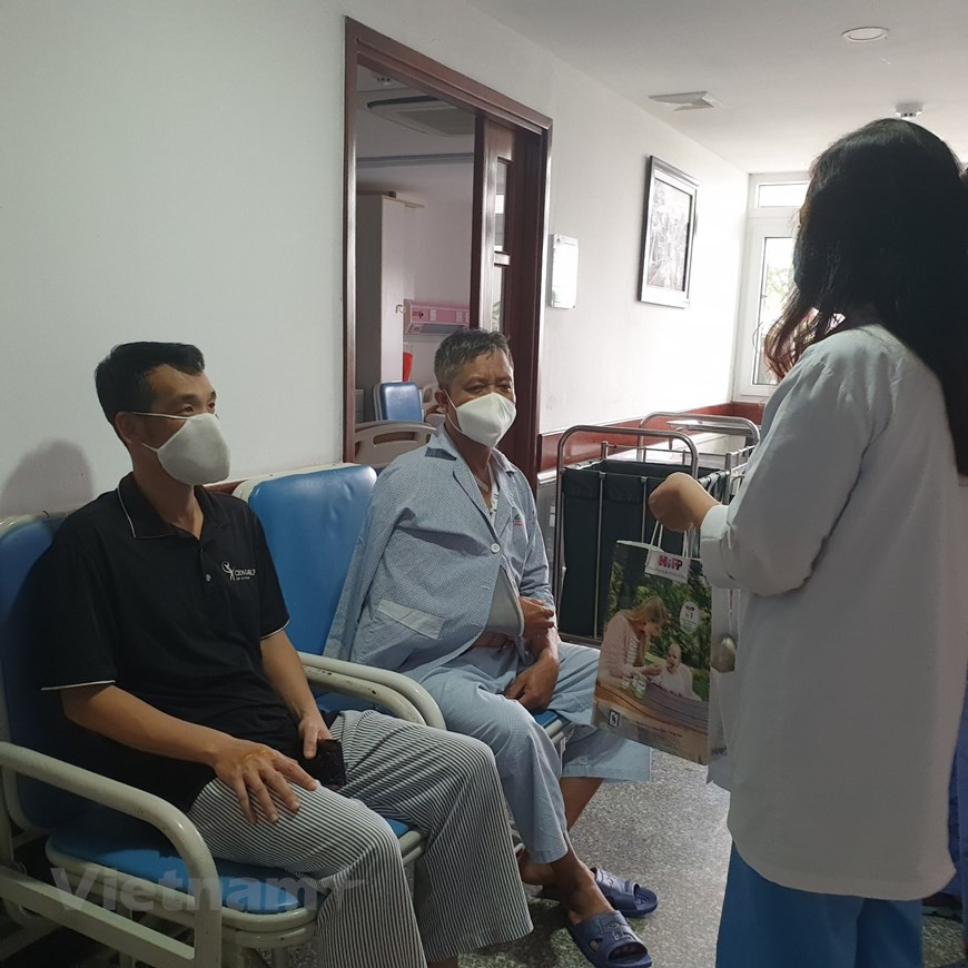 108 bệnh nhân vẫn đang điều trị tại bệnh viện.(Ảnh: PV/Vietnam+)