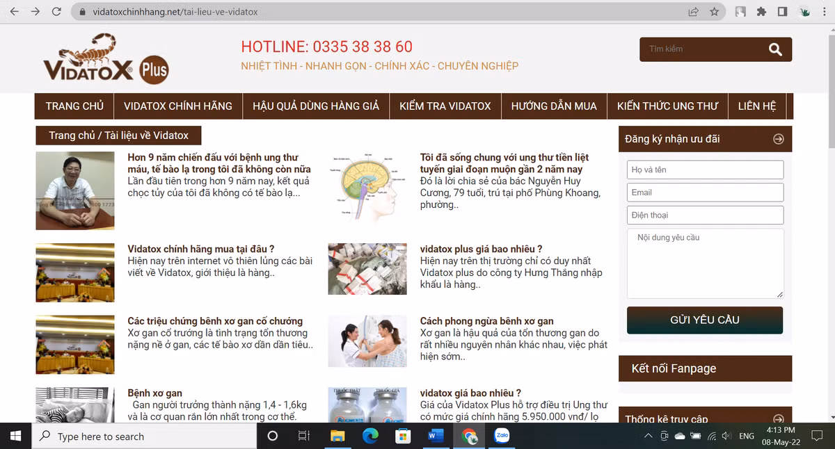 Vidatox Plus: TPCN bao ve suc khoe “no” cong dung thanh than duoc chua ung thu?-Hinh-3
