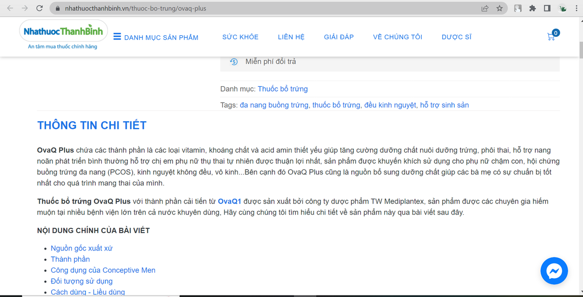 Cuc ATTP canh cao, TPCN OvaQ Plus van tiep tuc “no” cong dung chua vo sinh?-Hinh-2