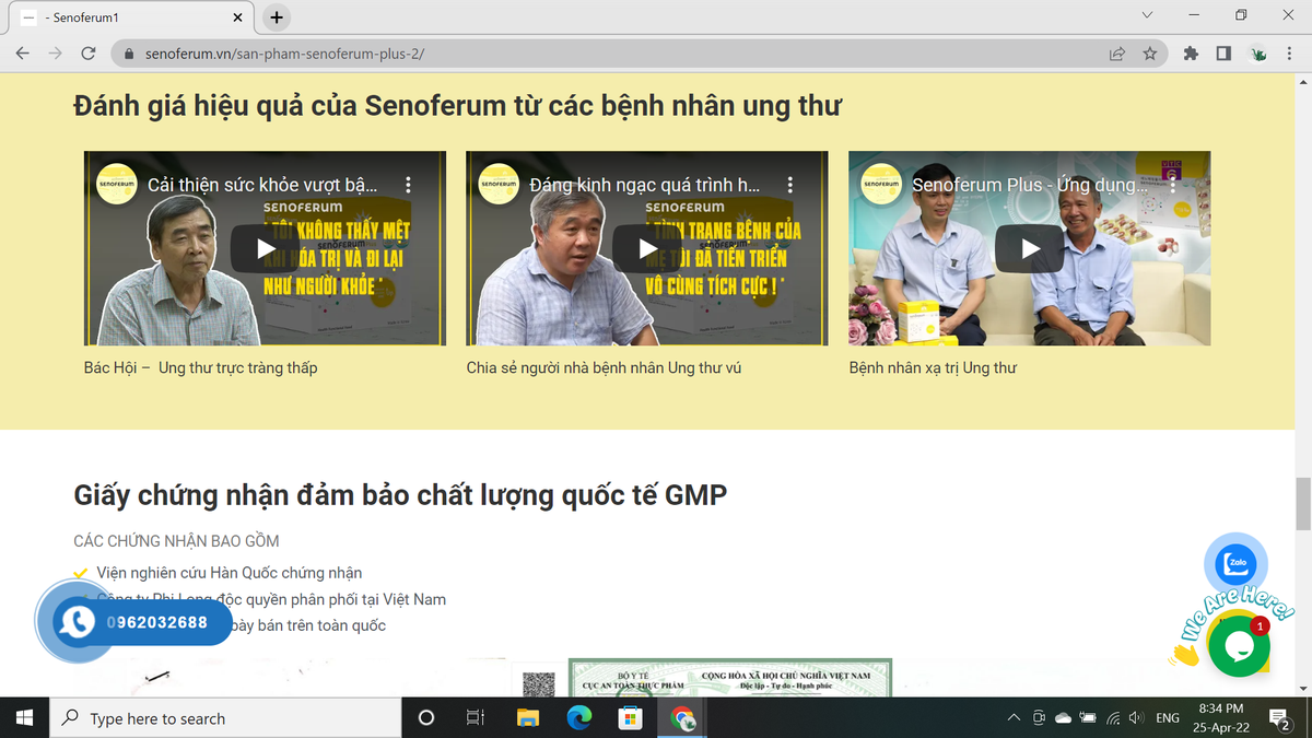 TPCN Senoferum “ve” ra cong dung dieu tri benh ung thu?-Hinh-3