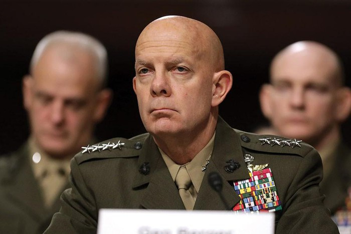 “Chúng ta phải bố trí lực lượng phân tán ở Thái Bình Dương để cho phép phối hợp với tất cả các đồng minh và đối tác trong khu vực và ngăn chặn các lực lượng như Hải quân Quân đội Giải phóng Nhân dân Trung Quốc viết lại tất cả các tiêu chuẩn vốn đã hình thành từ những năm 1950 – 1970”, tướng Berger nhấn mạnh.