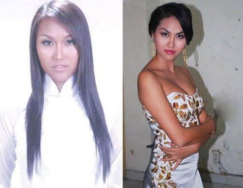 Phi Thanh Vân ngày đầu mới bước vào nghề mẫu gây ấn tượng bởi làn da nâu khỏe khoắn, khuôn mắt sắc lạnh với đôi mắt nhỏ. Ảnh: Xahoi.