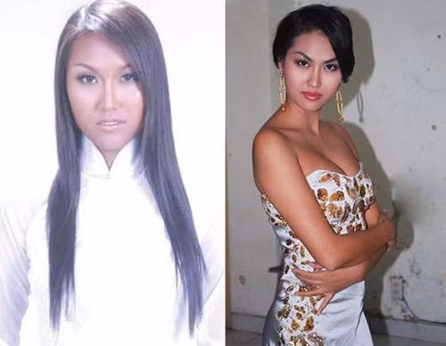 Phi Thanh Vân ngày đầu mới bước vào nghề mẫu gây ấn tượng bởi làn da nâu khỏe khoắn, khuôn mắt sắc lạnh với đôi mắt nhỏ. Ảnh: Xahoi.