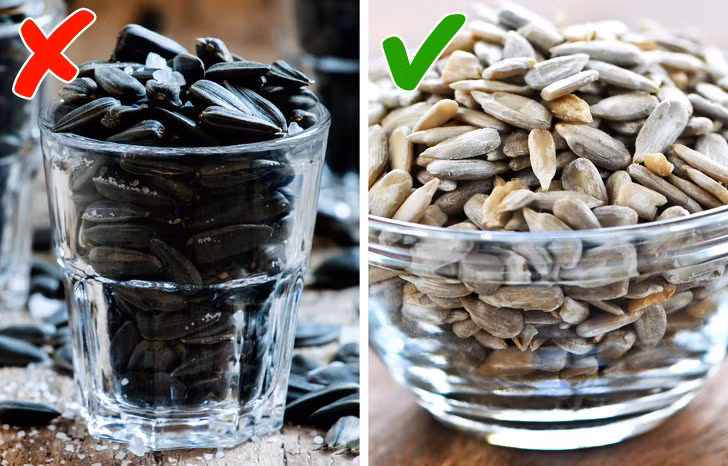 Dùng răng tách vỏ các loại hạt: Hạt hướng dương rất ngon, nhưng bạn nên tách vỏ bằng tay thay vì dùng răng. Những người thường dùng răng cắn hạt dưa, hạt hướng dương,... bị ảnh hưởng nhiều đến răng.