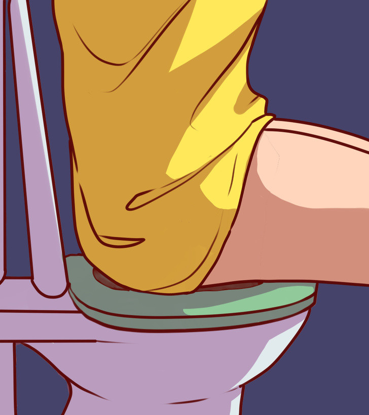 Sử dụng điện thoại ở trong nhà vệ sinh: Việc ngồi trên nhà vệ sinh trong hơn 5 phút làm tăng áp lực trong tĩnh mạch của bạn. Cầm theo điện thoại vào nhà vệ sinh có thể làm lây lan vi khuẩn. Ảnh: BS.