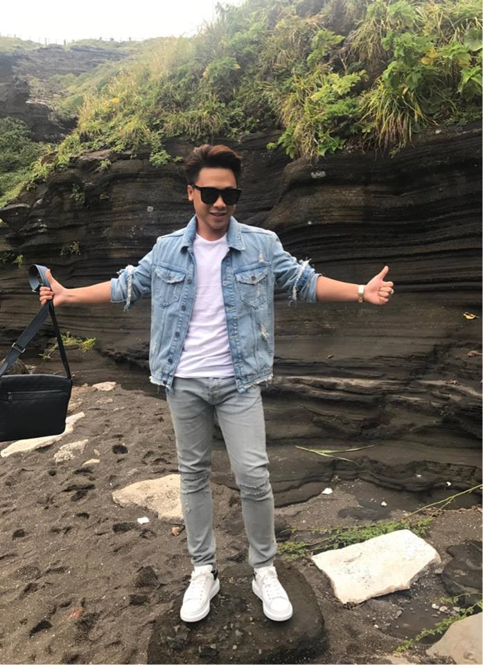 Minh Hải trông khỏe khắn, trẻ trung với "cây bò". Ảnh: FBNV.