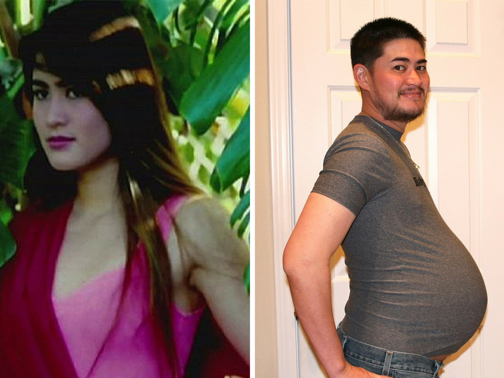 Thomas Beatie đã thu hút sự chú ý của báo chí khi là người đàn ông ''mang thai'' đầu tiên trên thế giới. Vì vợ vô sinh, Beatie quyết định giữ các cơ quan sinh dục nữ của mình để có thể sinh con sau khi can thiệp giải phẫu. Cho đến nay, anh có 3 đứa con mà do chính sinh ra. Hiện tại, Thomas Beatie là một nhà văn và là người ủng hộ các vấn đề chuyển giới và giới tính. Ảnh: BS, Internet.