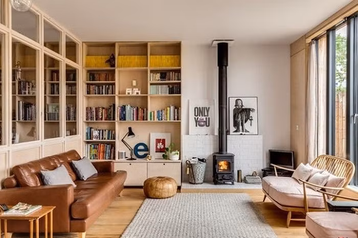 Thiet ke can nha mua dong theo phong cach Bac Au