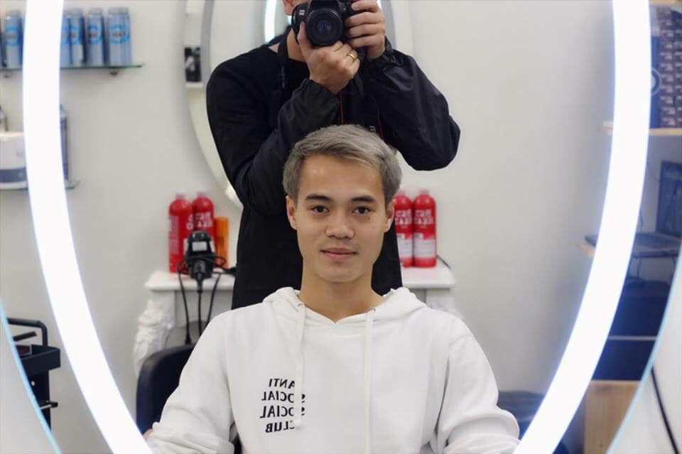 Trước Công Phượng, Văn Toàn cũng mới thay đổi kiểu tóc gây chú ý. Ảnh: Đỗ Danh Ngọc.