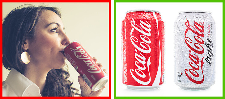 Đồ uống đóng hộp: Đừng uống một lon soda mà không rửa nó trước hoặc ít nhất là lau miệng lon. Bạn biết rằng tất cả các lon nước ngọt thường được vận chuyển bằng xe tải và điều này có thể tích tụ bụi bẩn.