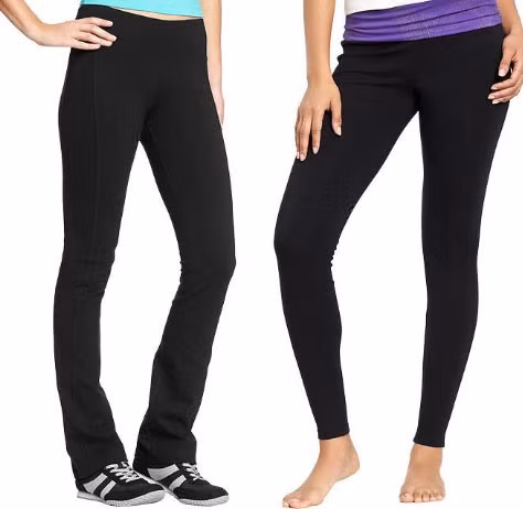 Các loại quần tập yoga, thể dục không nên mặc lại quá 3 lần. Ảnh: Internet.