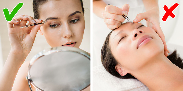 Nhíp nhổ lông mày: Nếu bạn sử dụng nhíp của người khác để nhổ thêm một vài sợi lông thì không có gì đáng sợ. Tuy nhiên, nếu bạn sử dụng chúng để loại bỏ những sợi lông mọc ngược và chảy máu, nhíp có thể là vật mang mầm bệnh gây ra các bệnh nghiêm trọng trong tương lai.
