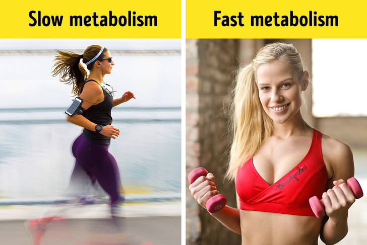 Tham gia lớp tập luyện giảm cân: Việc tập luyện sẽ làm cho sự trao đổi chất nhanh hơn nhiều và không để cơ thể chuyển sang chế độ tiêu thụ năng lượng thấp. Bạn cũng đừng quên ăn một ít protein sau khi tập luyện: cơ bắp sẽ mạnh hơn và bạn sẽ không tích thêm chất béo.