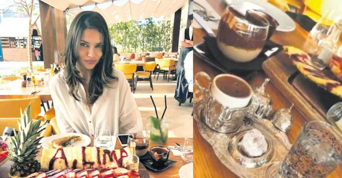 Adriana Lima ăn sáng khá đầy đủ với bánh mì nướng bơ, phô mai, trái cây, mật ong, vài lát thịt giăm bông và luôn luôn kèm theo một ly sữa tươi không đường.