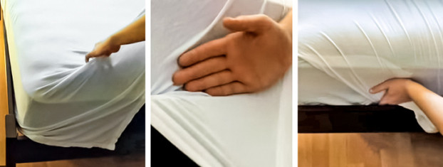 Dọn giường gọn gàng: Để chiếc giường được dọn gọn gàng, vuông vắn như trong quân đội, hãy gập mép ga giường thật thẳng rồi nhét xuống dưới đệm. Như vậy, ga sẽ không bị xô và trông gọn gàng hơn.