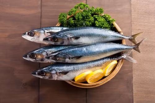 Các loại cá béo như cá hồi, cá trích, cá thu và cá mòi chứa axit béo omega-3 giúp giảm nguy cơ mắc bệnh tim có thể gây ra do bệnh tiểu đường.