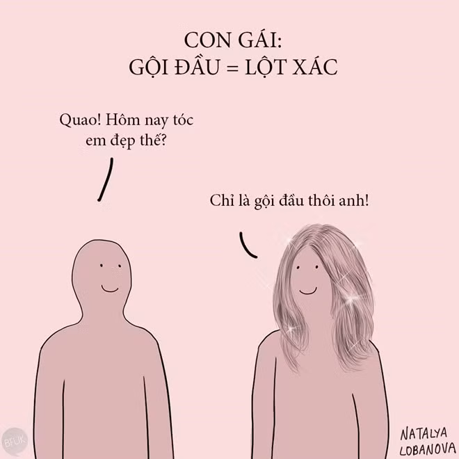 Con gái chỉ tự tin khi khoe tóc bay bay trong gió, như lột xác 100% luôn vậy. Những ngày tóc bết, hội chị em bạn dì thực sự không muốn ra đường đâu, giống như cực hình vậy đó.