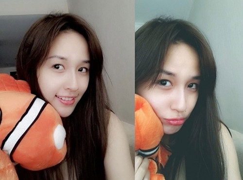 Mai Phương Thúy rất thường xuyên khoe ảnh mặt mộc trên trang cá nhân. Ảnh: FB, Instagram.