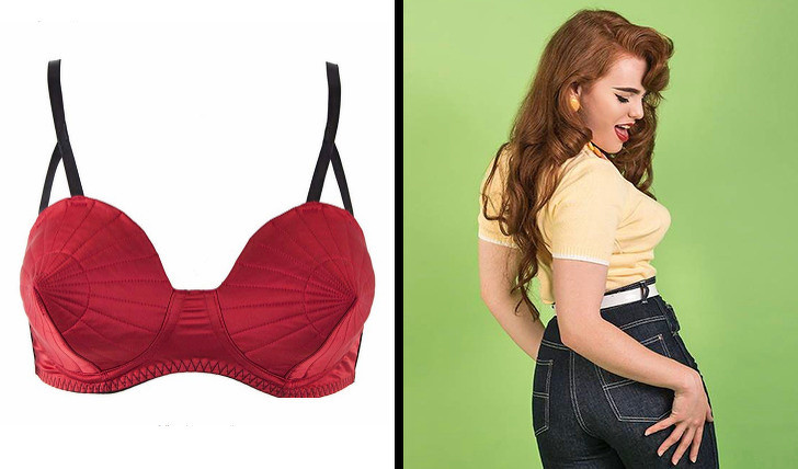 Áo lót Bullet (áo hình chóp) cho một cái nhìn cổ điển: Bullet được sử dụng phổ biến vào những thập niên 40. Kiểu áo ngực này mang hình dạng của chiếc nón. Mẫu áo này hỗ trợ cao cho cô gái có bộ ngực lớn.