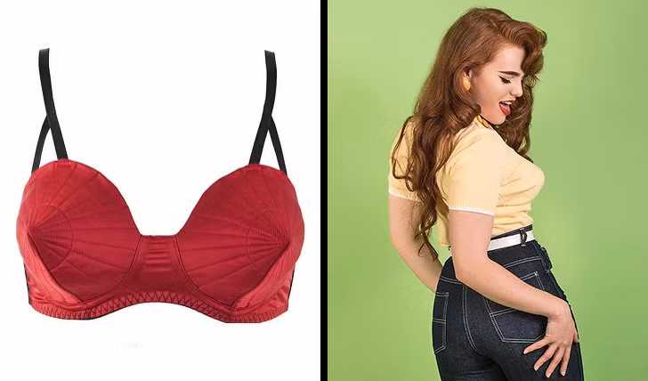 Áo lót Bullet (áo hình chóp) cho một cái nhìn cổ điển: Bullet được sử dụng phổ biến vào những thập niên 40. Kiểu áo ngực này mang hình dạng của chiếc nón. Mẫu áo này hỗ trợ cao cho cô gái có bộ ngực lớn.