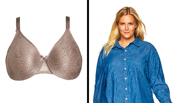 Chiếc áo ngực "thu nhỏ" vòng một: Nếu bạn muốn tạo ảo giác về một bộ ngực thon thả, hãy chọn kiểu áo ngực này. Thiết kế này khá ôm ngực và giúp vòng một trông thon gọn hơn nhiều.