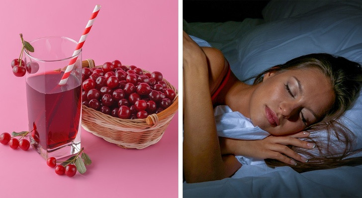  Nước ép anh đào: Nghiên cứu cho thấy, nước ép quả anh đào tươi có ảnh hưởng tích cực đến chất lượng giấc ngủ, làm cho nó sâu hơn và lâu hơn.