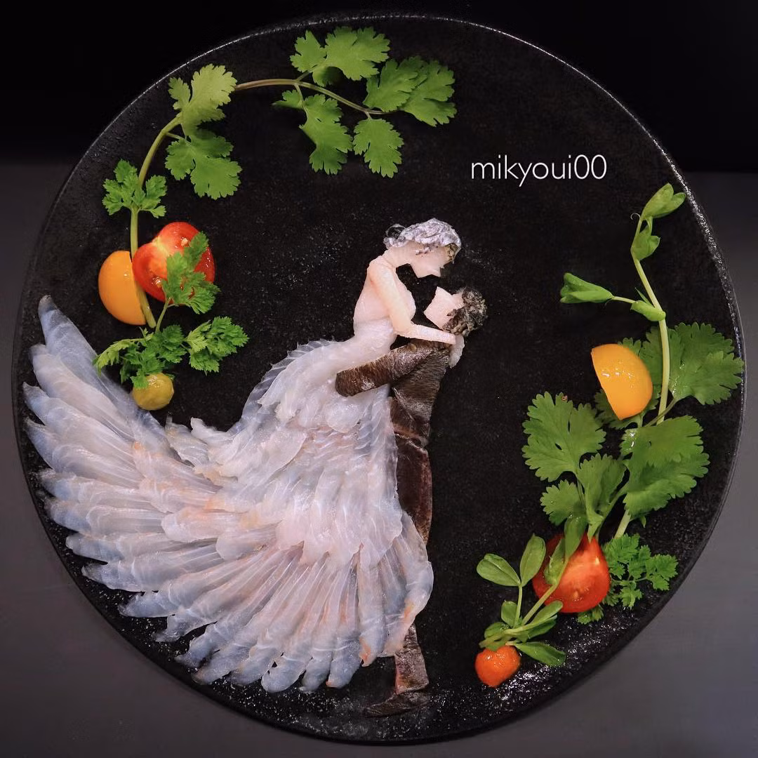 Để hoàn thành mỗi tác phẩm này, đầu bếp phải đầu tư khá nhiều thời gian và công sức.