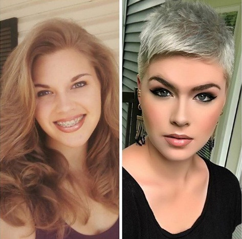 Các kiểu tóc ngắn thường biến các nàng trở nên năng động, trẻ trung và tươi mới hơn rất nhiều.