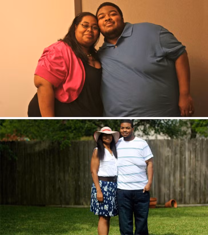 Điều khó khăn nhất là kiểm soát sự thèm ăn và từ bỏ thói quen ăn uống xấu. Tuy nhiên, họ đã làm được và giảm cân thành công trong hơn 2 năm.