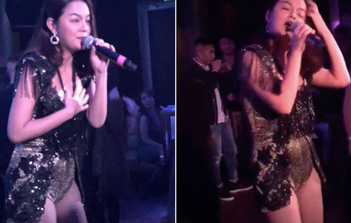 Mới đây, giọng ca Không đau vì quá đau khiến khán giả bất ngờ khi xuất hiện với trang phục diễn sexy chưa từng thấy. Bà mẹ trẻ diện bodysuit táo bạo trong buổi biểu diễn cho khán giả Việt tại Úc.