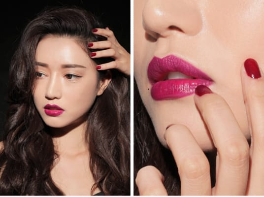 Son môi màu đỏ tím phúc bồn tử: Màu đỏ pha chút xíu hồng và chút xíu tím của trái phúc bồn tử (raspberry) chín cũng là một trong những màu son “hot” nhất vào năm tới. Đây chính là phiên bản tươi sáng hơn của màu son đỏ rượu.