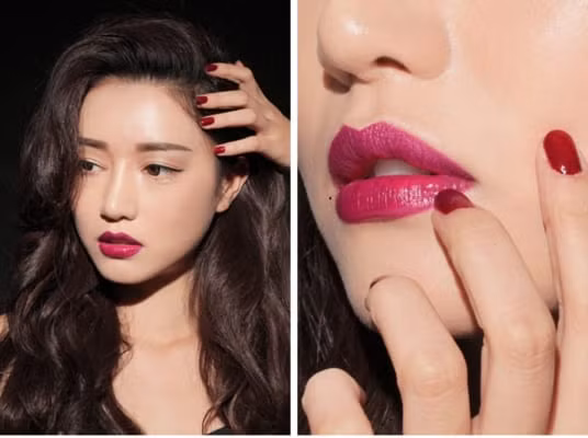 Son môi màu đỏ tím phúc bồn tử: Màu đỏ pha chút xíu hồng và chút xíu tím của trái phúc bồn tử (raspberry) chín cũng là một trong những màu son “hot” nhất vào năm tới. Đây chính là phiên bản tươi sáng hơn của màu son đỏ rượu.