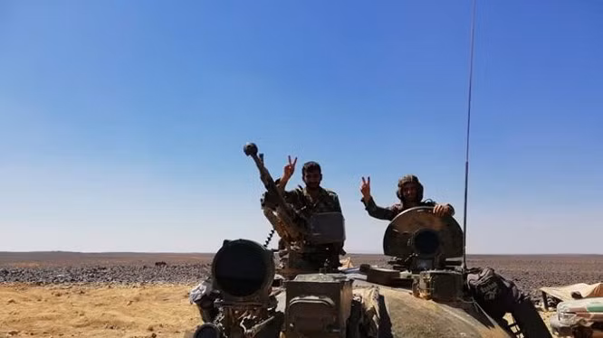 Khong quan Nga tham chien, quan doi Syria chiem them chot IS tai chao lua Al-Safa