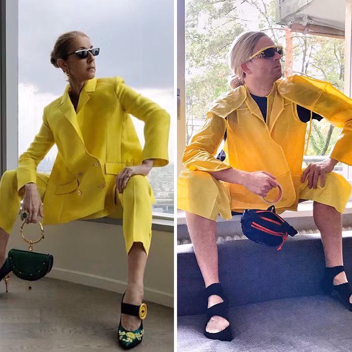 Celine Dion có lẽ cũng phải bật cười khi thấy "phiên bản lỗi" của mình từ anh chàng Tom Lenk.